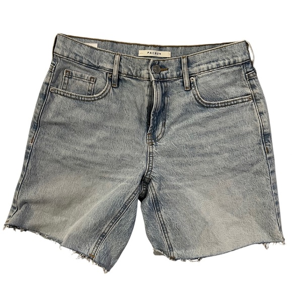 Pacsun longline jean shorts - Picture 4 of 9